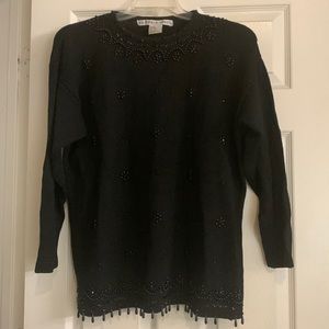 Vintage Beaded Sweater
